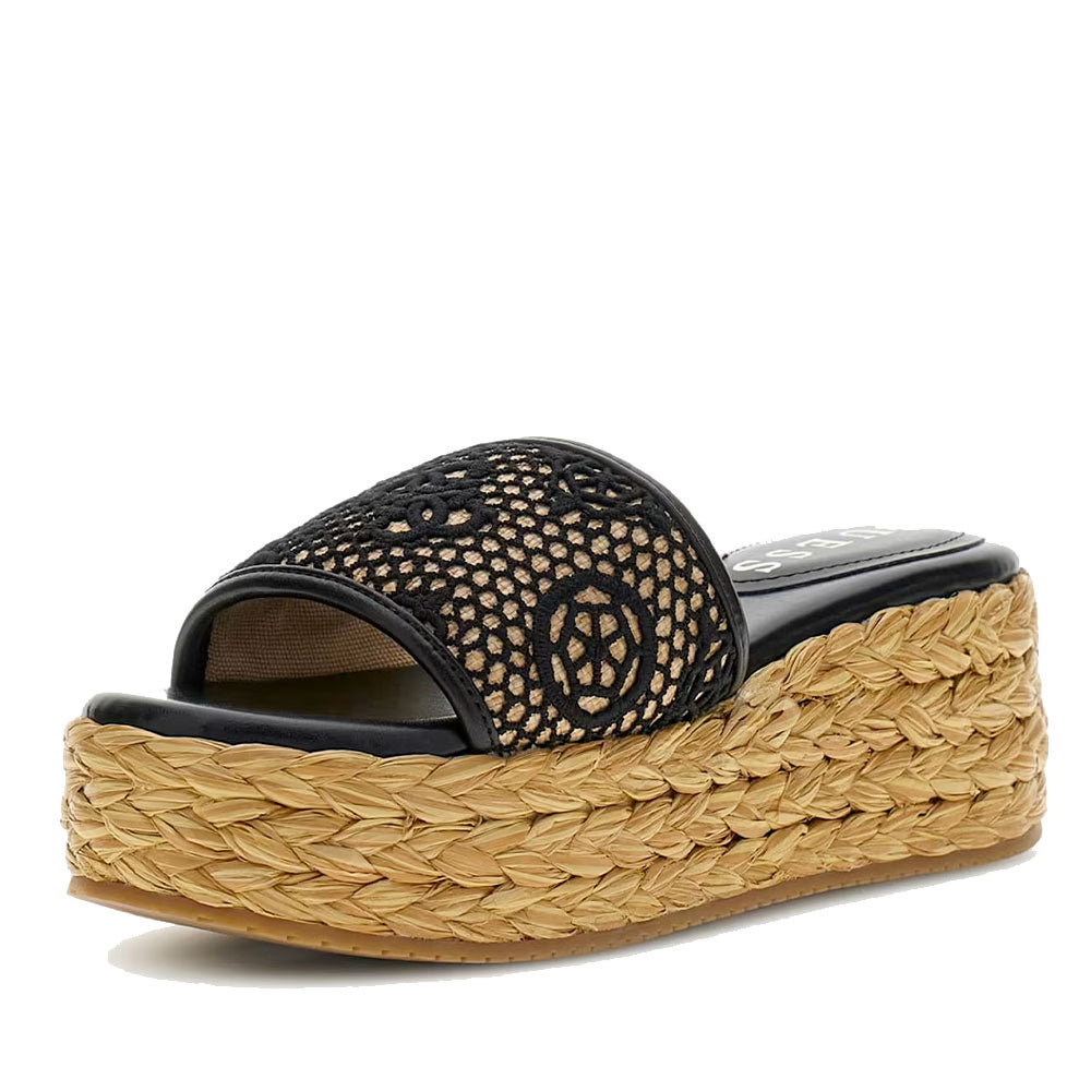 Ciabatte Donna GUESS Linea Binata Colore Black - Natural