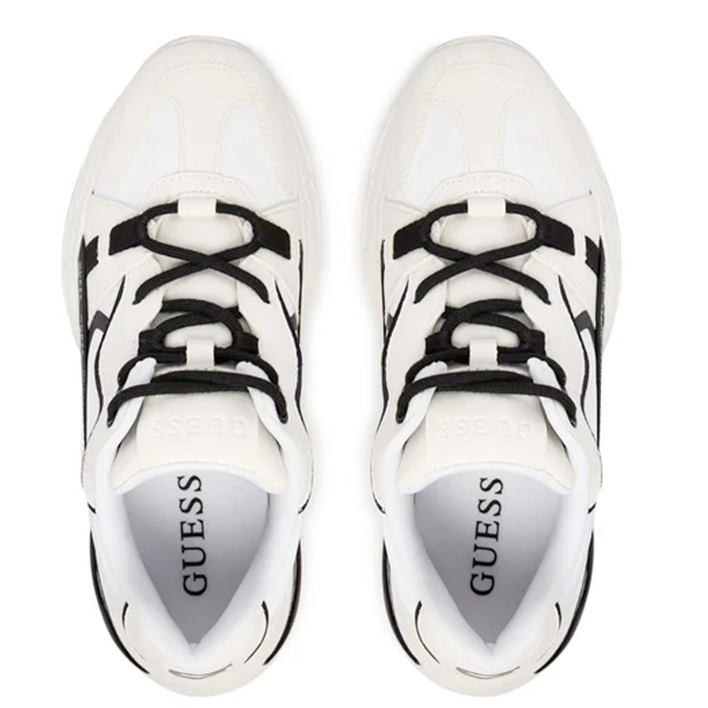 GUESS Carrli Sneakers Damen Weiß - Schwarz
