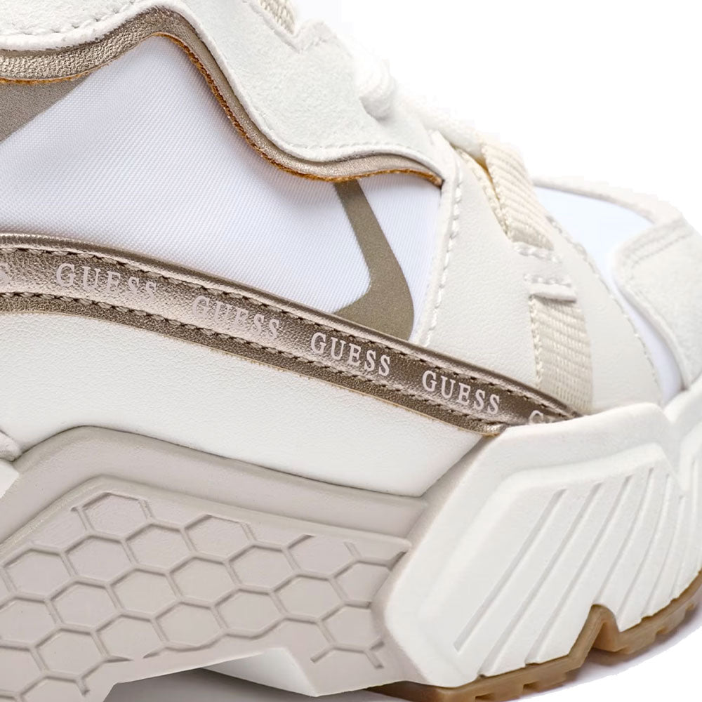 Scarpe Donna GUESS Sneakers Linea Carrli Colore Oro