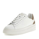 Sneakers Donna GUESS in Pelle Colore White - Beige Linea Elbina