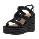 Sandali Donna GUESS con Zeppa Linea Evers Colore Nero
