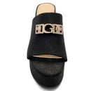 Sandali Donna GUESS con Zeppa Linea Evenza Colore Nero