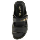 Ciabatte Donna GUESS Linea Faxon Colore Nero con Doppia Fascia
