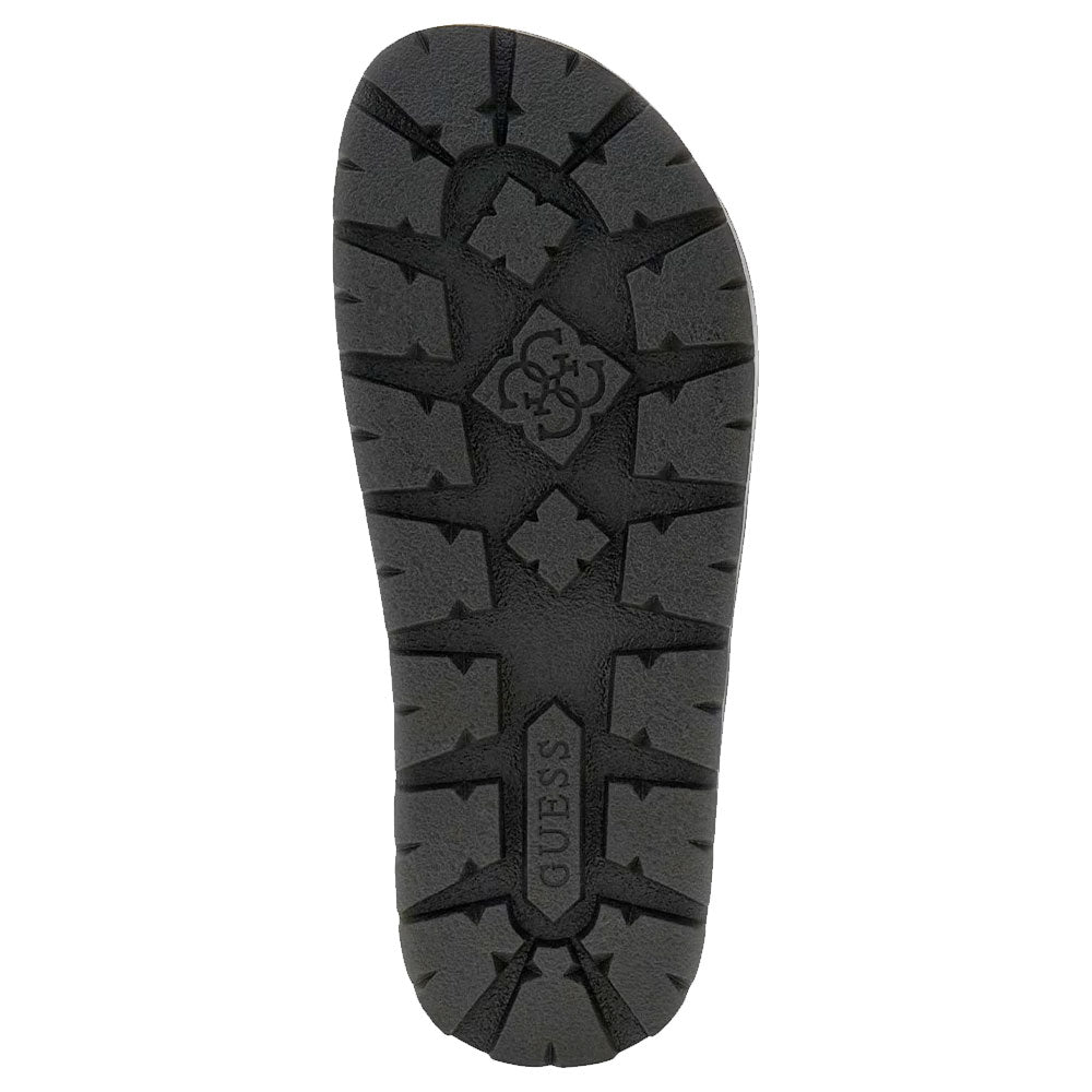 Ciabatte Donna GUESS Linea Faxon Colore Nero con Doppia Fascia