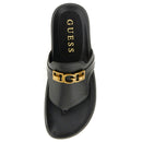 Ciabatte Infradito Donna GUESS in Pelle Nera Linea Farron