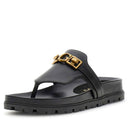 Ciabatte Infradito Donna GUESS in Pelle Nera Linea Farron