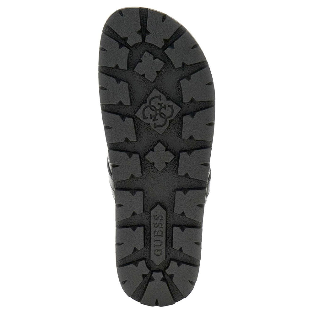 Ciabatte Infradito Donna GUESS in Pelle Nera Linea Farron