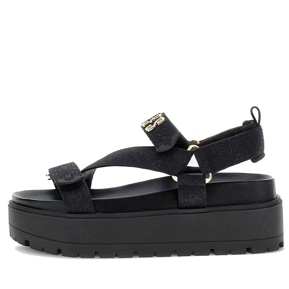 Sandali Donna GUESS Linea Fetta Colore Nero