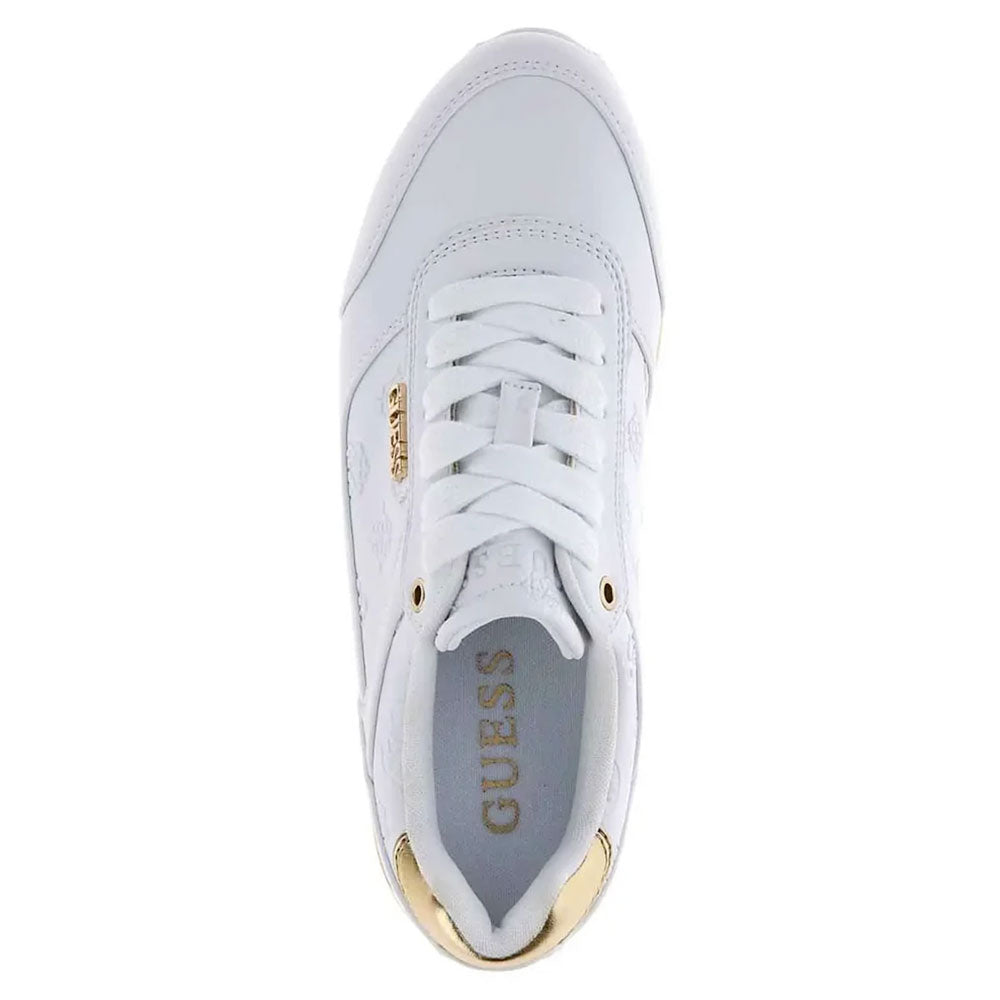 Scarpe Donna GUESS Sneakers Linea Hansin Colore White - Platino