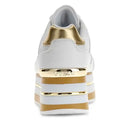 Scarpe Donna GUESS Sneakers Linea Hansin Colore White - Platino
