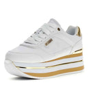 Scarpe Donna GUESS Sneakers Linea Hansin Colore White - Platino