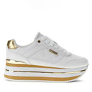 Scarpe Donna GUESS Sneakers Linea Hansin Colore White - Platino