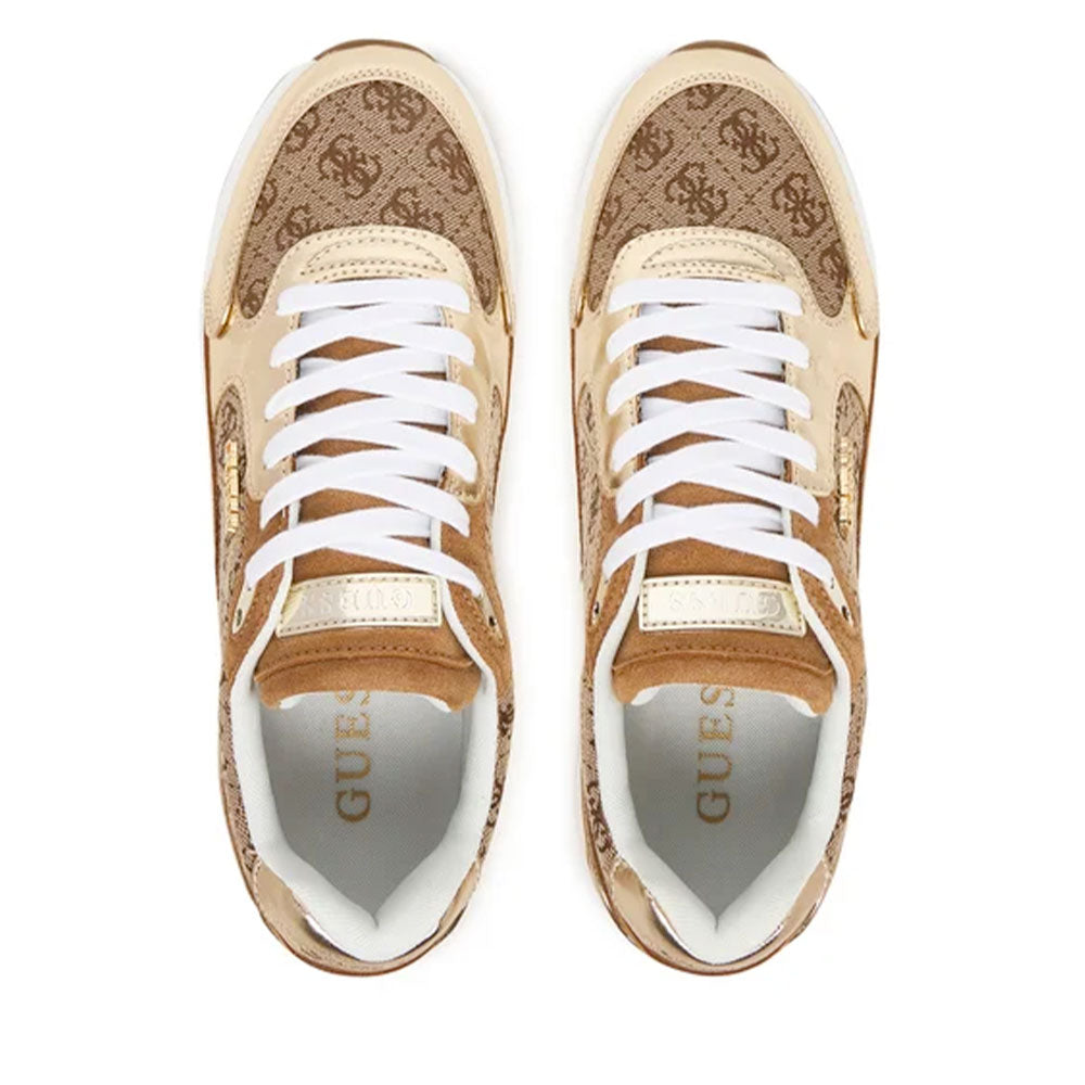 Scarpe Donna GUESS Sneakers Colore  Beige - Platino Linea Moxea