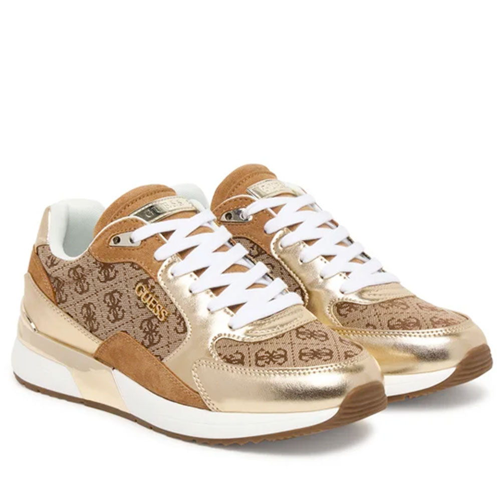 Scarpe Donna GUESS Sneakers Colore  Beige - Platino Linea Moxea