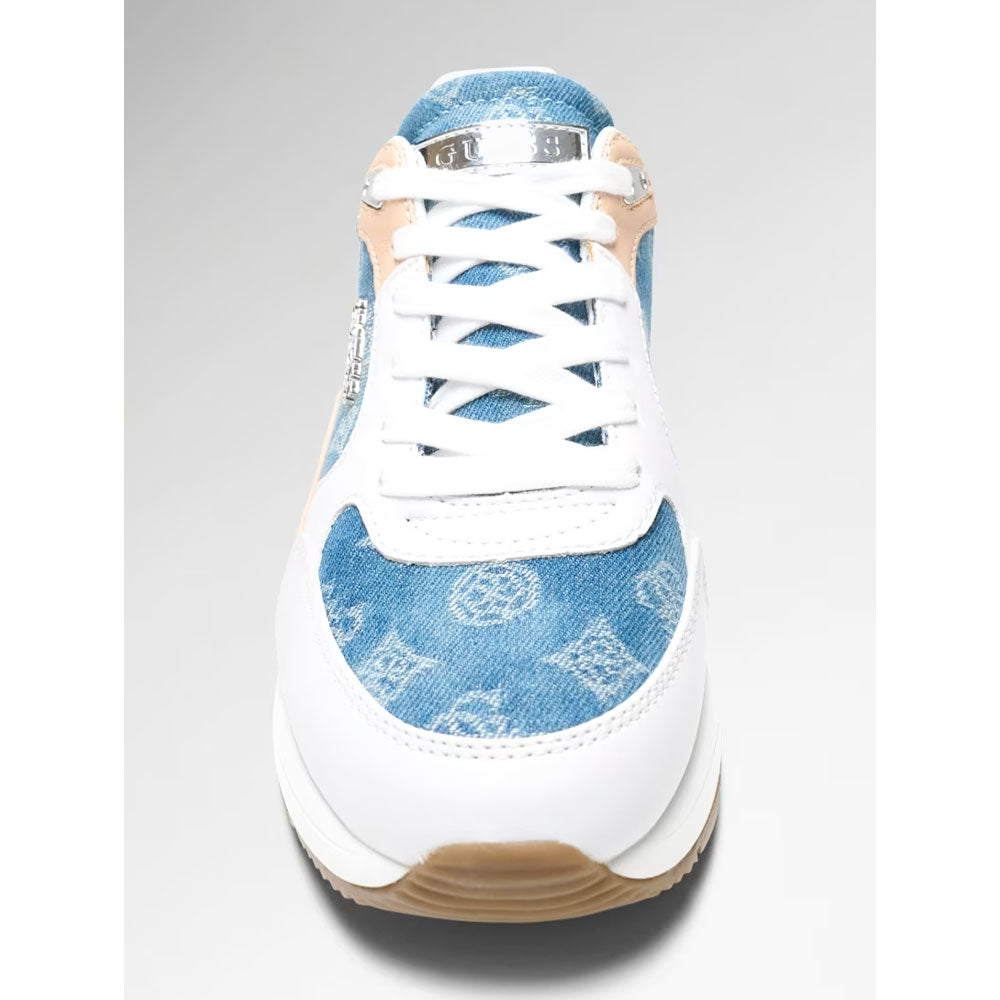 GUESS Moxea Sneakers Damen Weiß - Blau