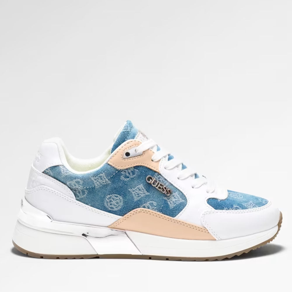 GUESS Moxea Sneakers Damen Weiß - Blau