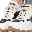 Scarpe Donna GUESS Sneakers White - Brown Linea Brecky