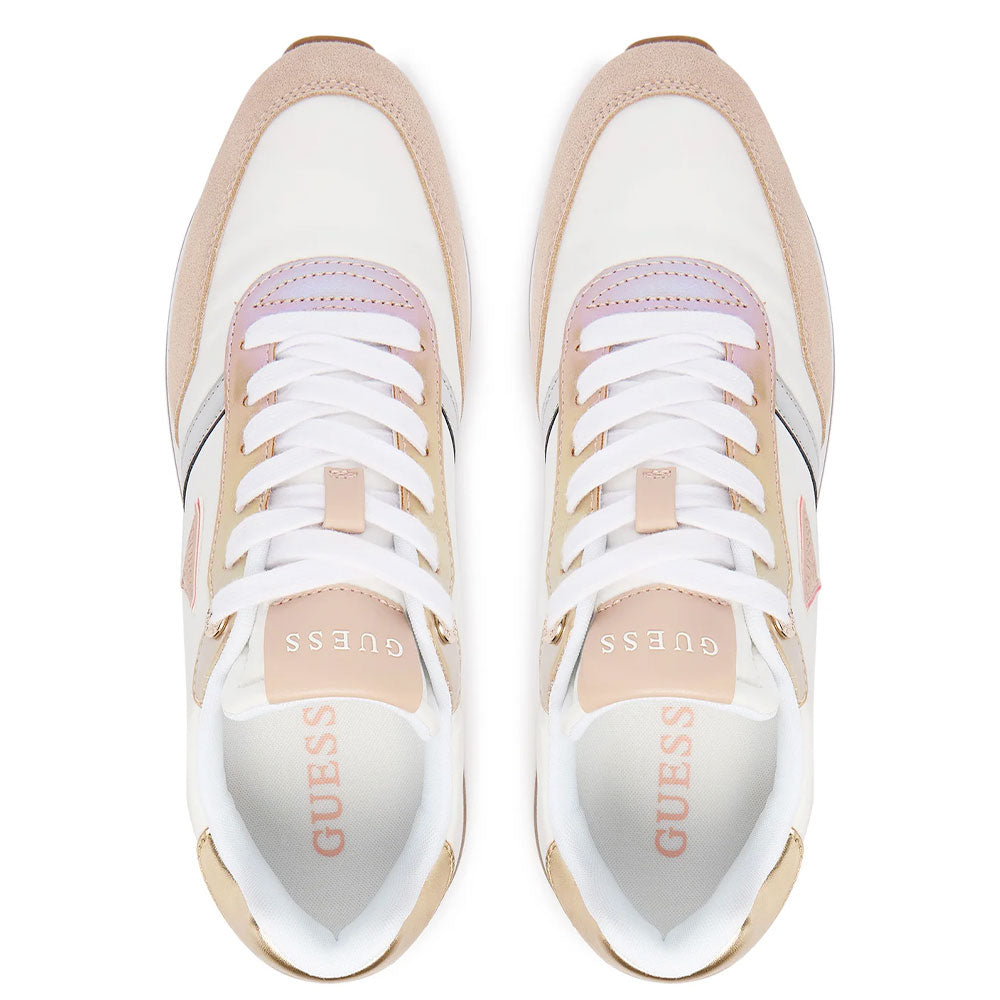 GUESS Eagar Sneakers Damen Weiß - Mehrfarbig