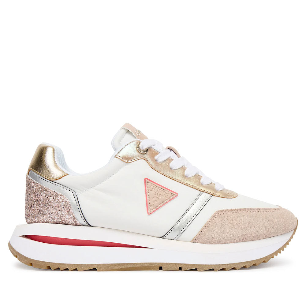 GUESS Eagar Sneakers Damen Weiß - Mehrfarbig