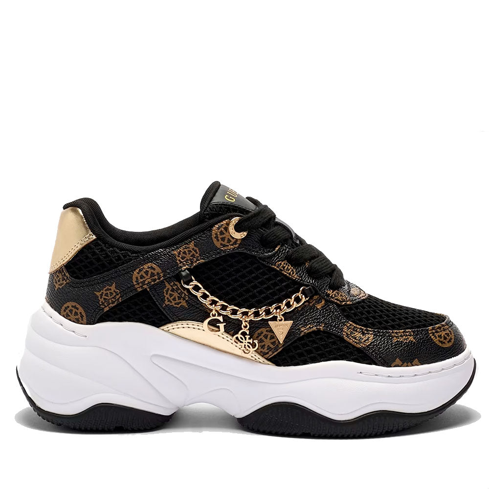 Sneakers Donna GUESS Colore Black - Brown Linea Harpaa