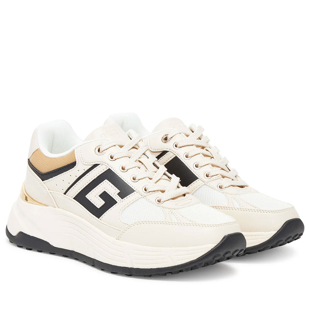 Sneakers Donna GUESS Colore Cream Linea Fonzi
