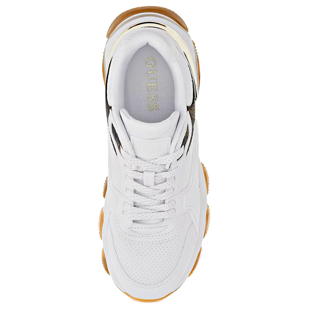Sneakers Donna GUESS Colore White - Brown Linea Mazzy