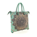 Damen-Henkeltasche mit Umhängeriemen GABS G3 PLUS Large aus geprägtem Leder Rosone