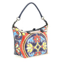 Borsa Donna a Mano con Tracolla GABS G3 PLUS Medium in Pelle stampa Maioliche
