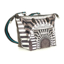 Borsa Donna a Mano con Tracolla GABS G3 PLUS Medium in Pelle stampa Portone B/N