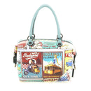 Borsa Donna a Mano con Tracolla GABS G3 PLUS Large in Pelle stampa Budapest