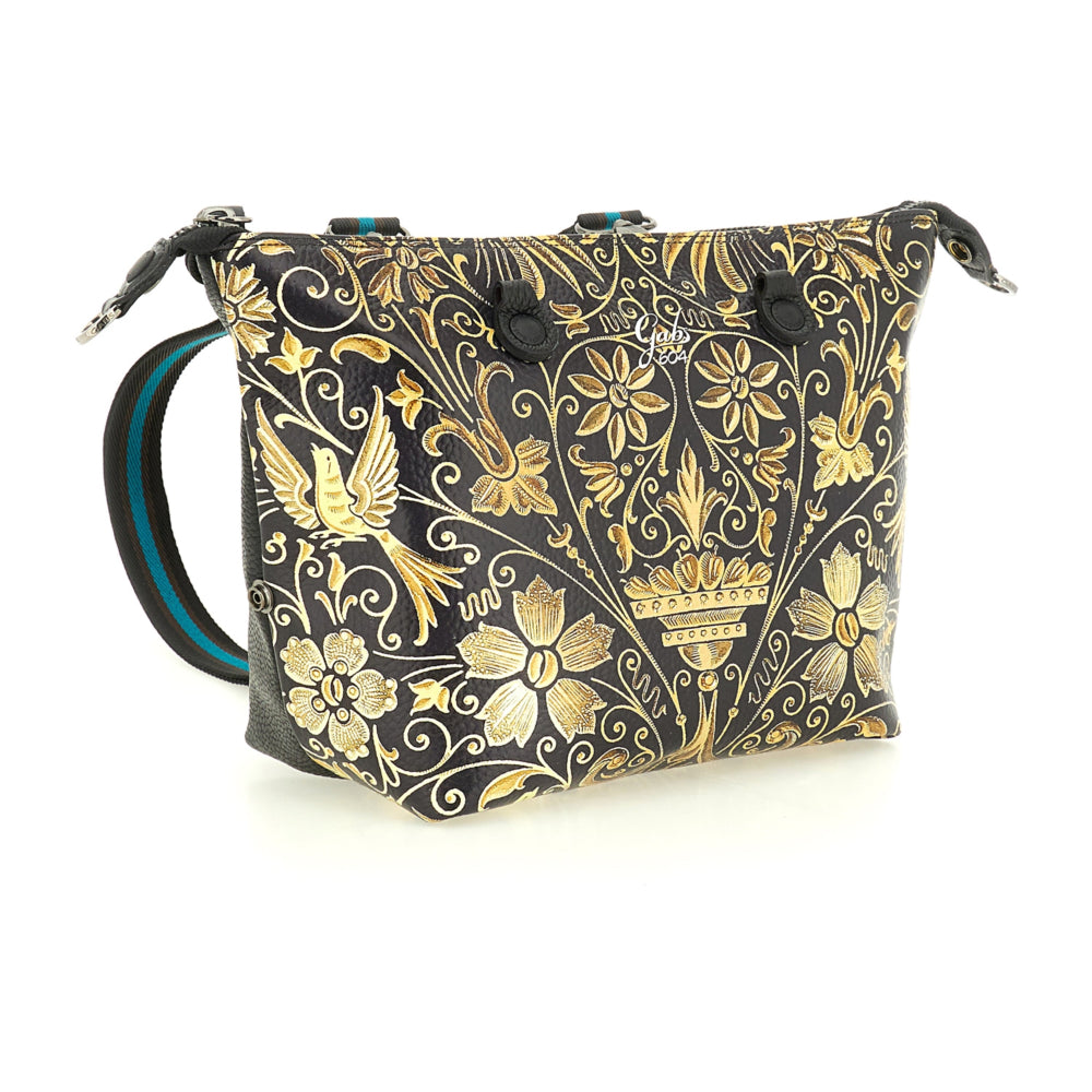 Borsa Donna a Mano con Tracolla GABS G3 PLUS Medium in Pelle stampa Versailles