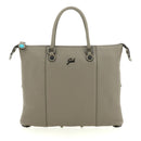 Borsa Donna a Mano con Tracolla GABS G3 PLUS Medium in Pelle Martellata color Zinco