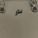 Borsa Donna a Mano con Tracolla GABS G3 PLUS Medium in Pelle Martellata color Zinco