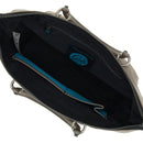 Borsa Donna a Mano con Tracolla GABS G3 PLUS Medium in Pelle Martellata color Zinco
