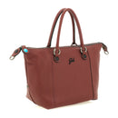 Borsa Donna a Mano con Tracolla GABS G3 PLUS Medium in Pelle Martellata color Terracotta