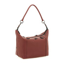 Borsa Donna a Mano con Tracolla GABS G3 PLUS Medium in Pelle Martellata color Terracotta