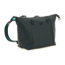 Borsa Donna a Mano con Tracolla GABS G3 PLUS Medium in Pelle Martellata Verde Abete