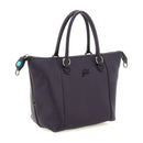 Borsa Donna a Mano con Tracolla GABS G3 PLUS Medium in Pelle Martellata Purple Blue