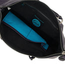 Borsa Donna a Mano con Tracolla GABS G3 PLUS Medium in Pelle Martellata Purple Blue