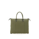 Borsa Donna a Mano con Tracolla GABS G3 PLUS in Pelle Martellata Verde Militare Large