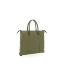 Borsa Donna a Mano con Tracolla GABS G3 PLUS in Pelle Martellata Verde Militare Large