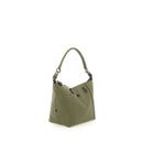 Borsa Donna a Mano con Tracolla GABS G3 PLUS in Pelle Martellata Verde Militare Large