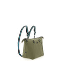 Borsa Donna a Mano con Tracolla GABS G3 PLUS in Pelle Martellata Verde Militare Large