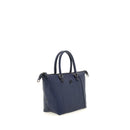 GABS G3 PLUS Damenhandtasche mit Schultergurt aus mittelblauem gehämmertem Leder