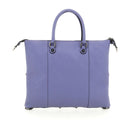 GABS G3 PLUS mittelgroße Damen-Handtasche mit Schultergurt aus gehämmertem Leder, Kornblumen-Lila