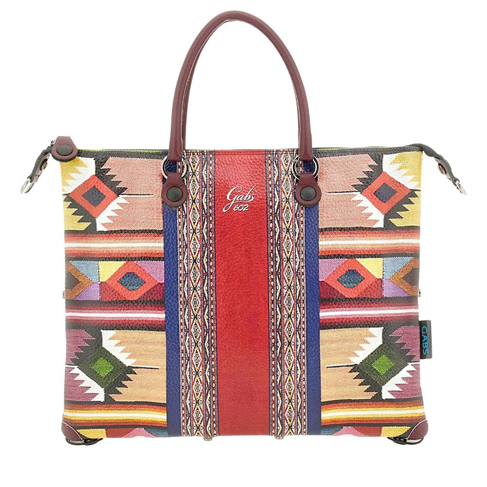 Borsa Donna a Mano con Tracolla GABS G3 PLUS Large in Pelle stampa Perù