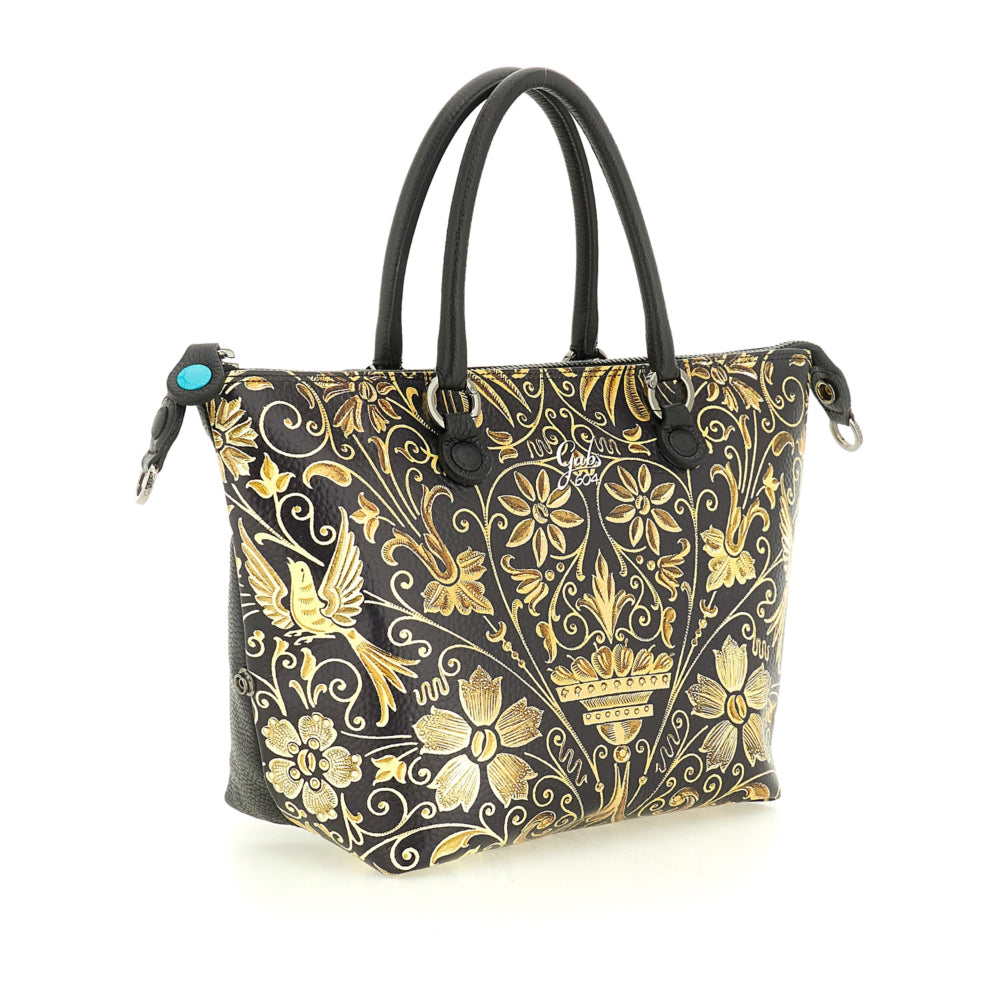 Borsa Donna a Mano con Tracolla GABS G3 PLUS Large in Pelle stampa Versailles