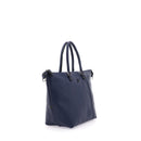 Borsa Donna a Mano con Tracolla GABS G3 PLUS in Pelle Martellata Inchiostro Blu Large