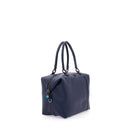 Borsa Donna a Mano con Tracolla GABS G3 PLUS in Pelle Martellata Inchiostro Blu Large