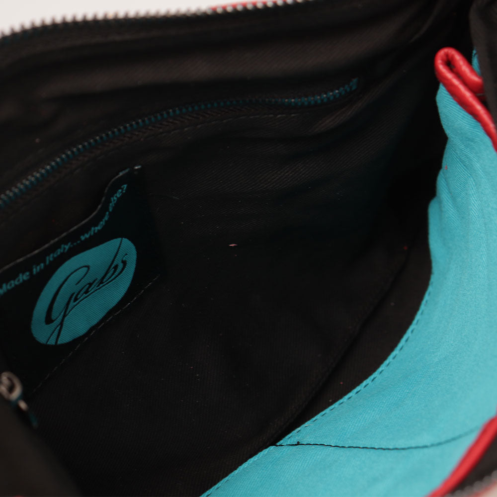 GABS Beyonce Medium Damen-Umhängetasche aus Leder mit Kiss-Print